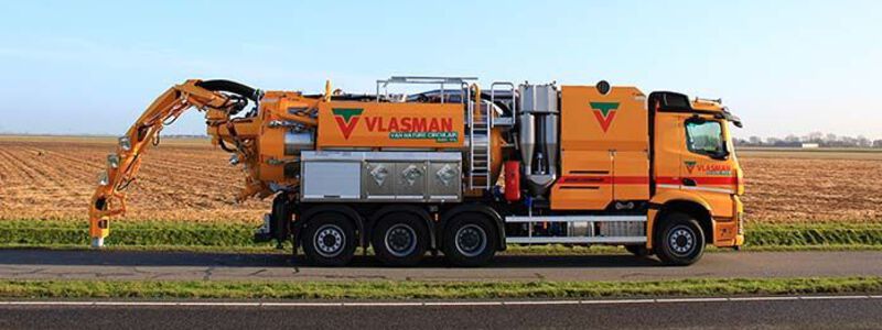Circulair en innovatief met grondzuigauto