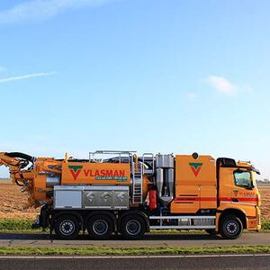 Circulair en innovatief met grondzuigauto