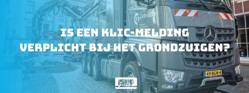 KLIC-melding bij het grondzuigen
